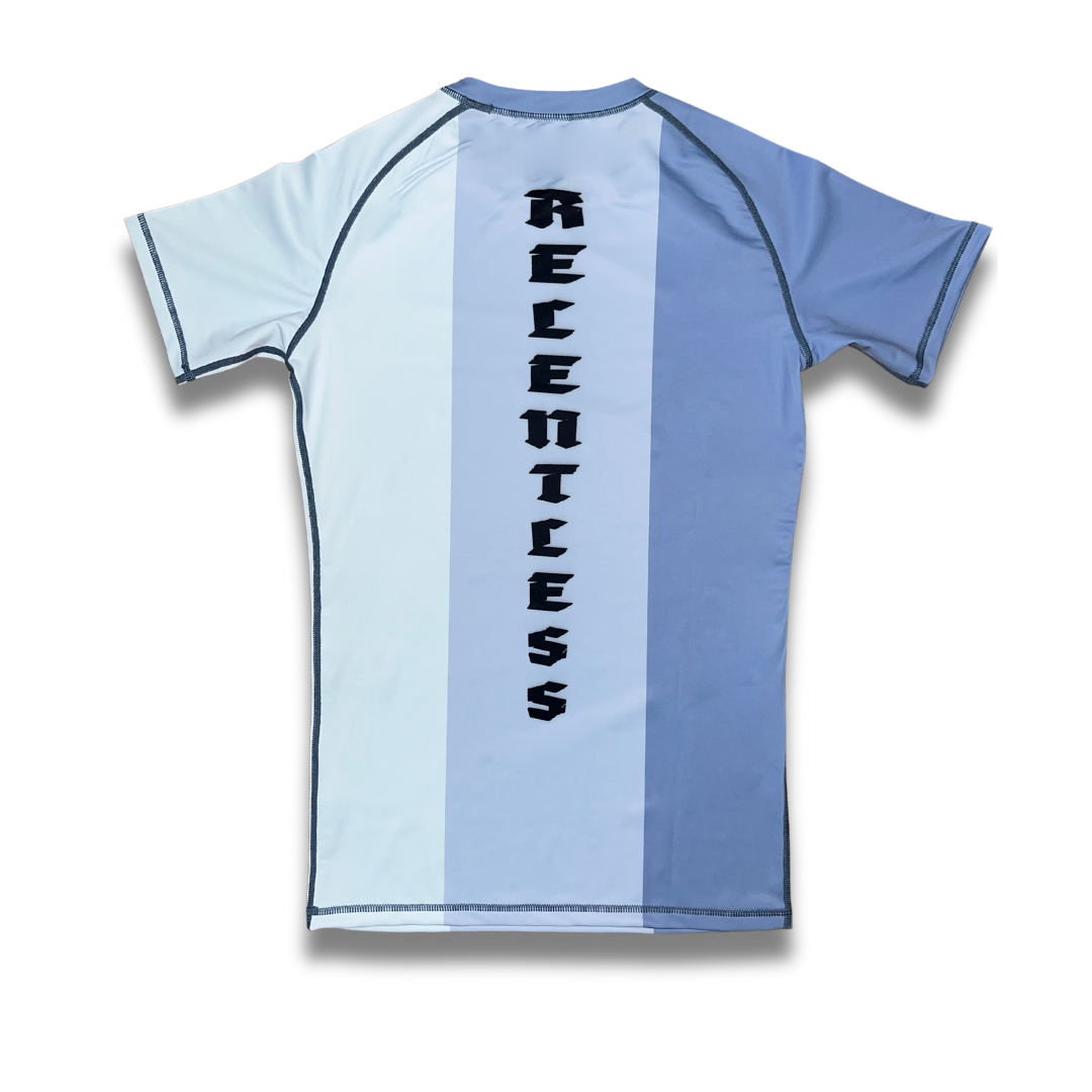 R02.Triple Blue Rashguard Short Sleeve - Triple blue