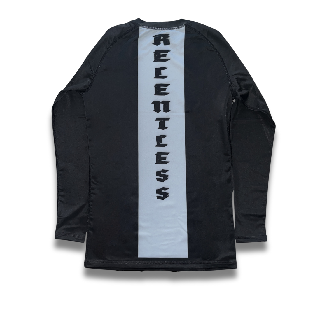 R01.Rashguard Long Sleeve - Black/Blue