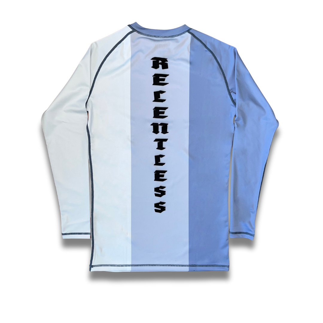 R02. Rashguard Long Sleeve - Triple Blue