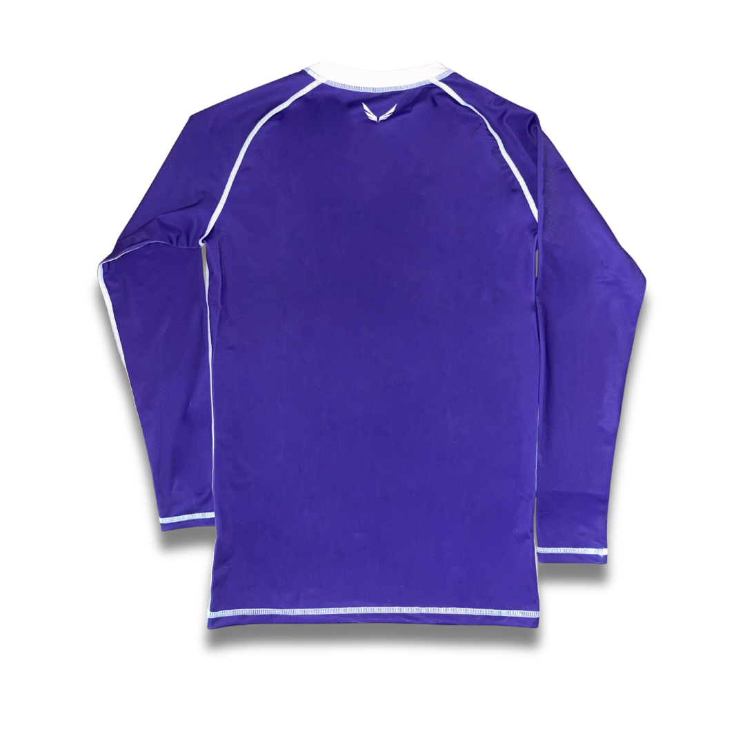 R05. Rashguard Long sleeve - Purple/white