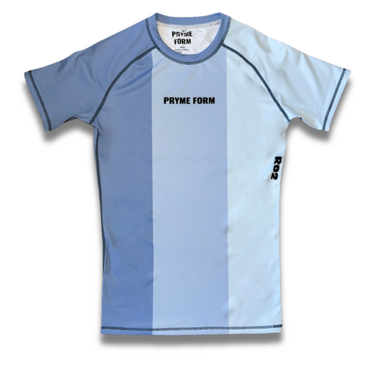 R02.Triple Blue Rashguard Short Sleeve - Triple blue