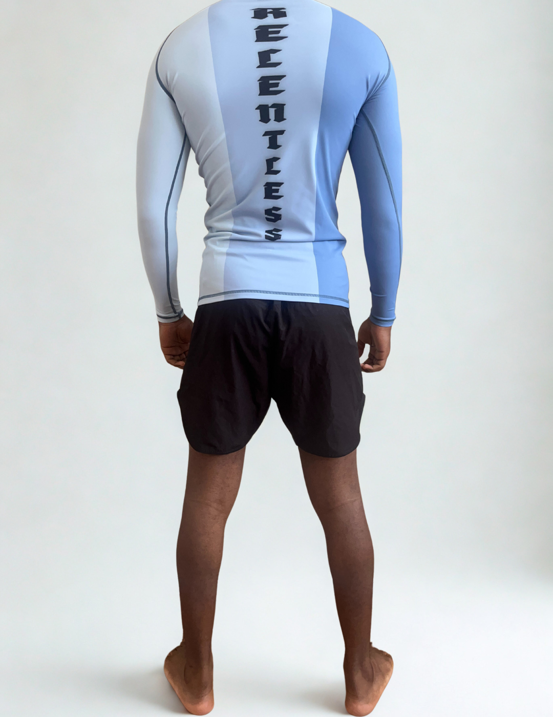 R02. Rashguard Long Sleeve - Triple Blue